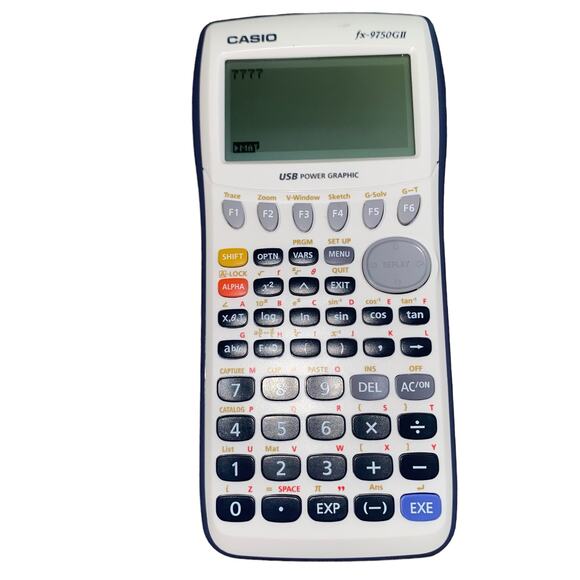 Casio FX-9750GII Graphing Calculator USB Power Graphic Tested Working - Picture 6 of 6